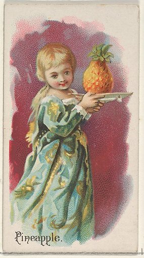 Pineapple, from the Fruits series (N12) for Allen & Ginter Cigarettes Brands