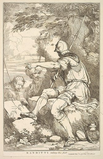 Banditti Taking His Post, from "Fifteen Etchings Dedicated to Sir Joshua Reynolds"