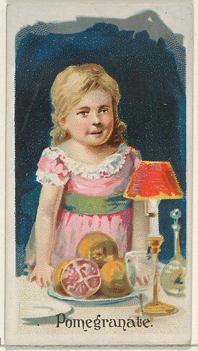 Pomegranate, from the Fruits series (N12) for Allen & Ginter Cigarettes Brands