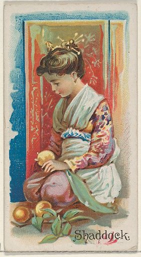 Shaddock, from the Fruits series (N12) for Allen & Ginter Cigarettes Brands