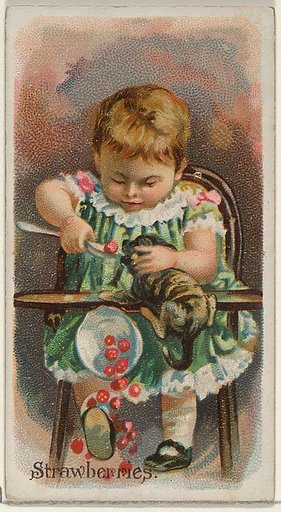 Strawberries, from the Fruits series (N12) for Allen & Ginter Cigarettes Brands