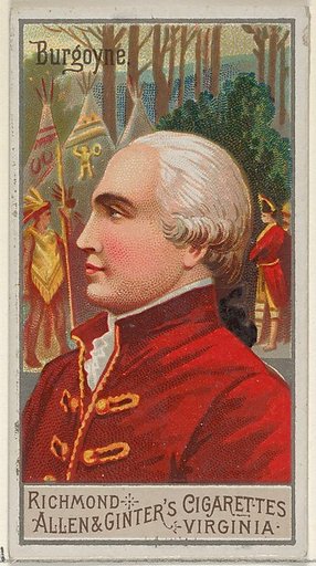 John Burgoyne, from the Great Generals series (N15) for Allen & Ginter Cigarettes Brands