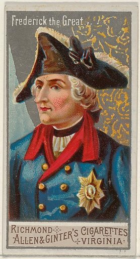 Frederick the Great, from the Great Generals series (N15) for Allen & Ginter Cigarettes Brands