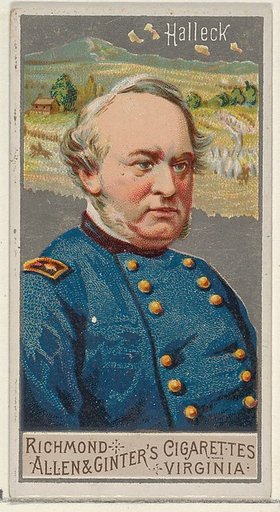 Henry Wager Halleck, from the Great Generals series (N15) for Allen & Ginter Cigarettes Brands
