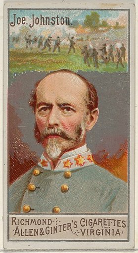 Joseph Eggleston Johnston, from the Great Generals series (N15) for Allen & Ginter Cigarettes Brands