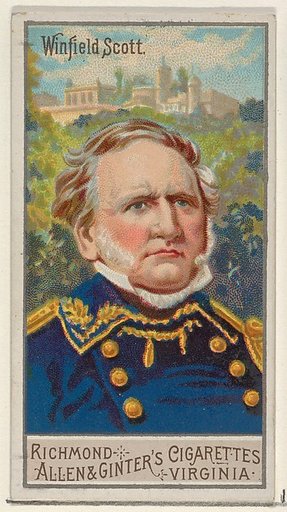 Winfield Scott, from the Great Generals series (N15) for Allen & Ginter Cigarettes Brands