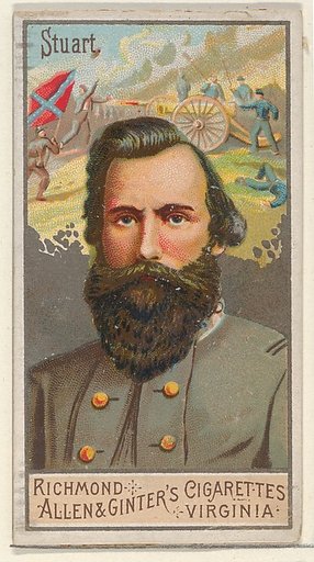 James Ewell Brown "Jeb" Stuart, from the Great Generals series (N15) for Allen & Ginter Cigarettes Brands