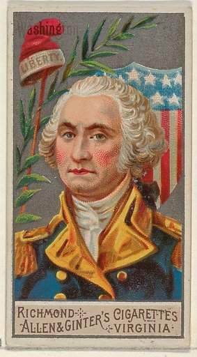 George Washington, from the Great Generals series (N15) for Allen & Ginter Cigarettes Brands
