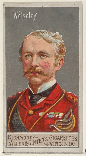 Garnet Joseph Wolseley, from the Great Generals series (N15) for Allen & Ginter Cigarettes Brands