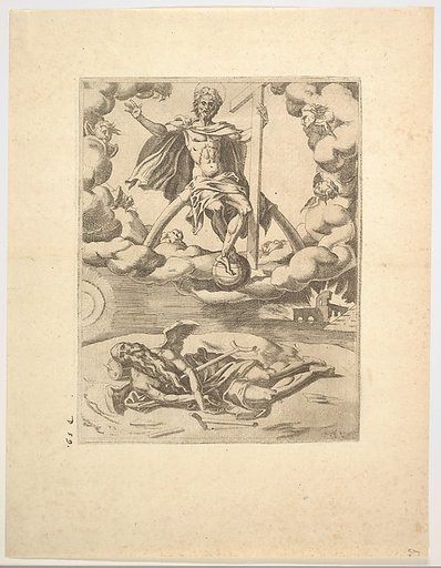 The Triumph of Divinity or Eternity from The Triumphs of Petrarch