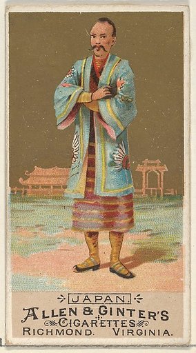 Japan, from the Natives in Costume series (N16) for Allen & Ginter Cigarettes Brands