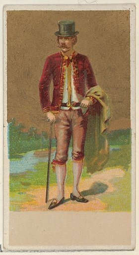 Holland, from the Natives in Costume series (N16), Teofani Issue, for Allen & Ginter Cigarettes Brands
