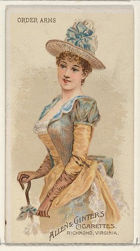Order Arms, from the Parasol Drills series (N18) for Allen & Ginter Cigarettes Brands