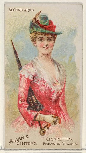 Secure Arms, from the Parasol Drills series (N18) for Allen & Ginter Cigarettes Brands