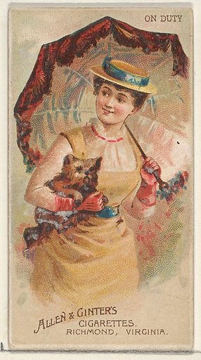 On Duty, from the Parasol Drills series (N18) for Allen & Ginter Cigarettes Brands