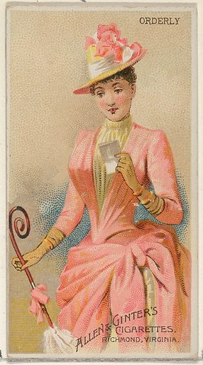 Orderly, from the Parasol Drills series (N18) for Allen & Ginter Cigarettes Brands