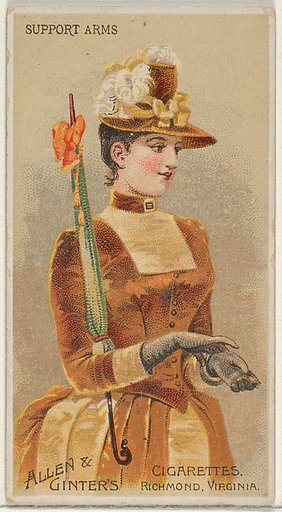 Support Arms, from the Parasol Drills series (N18) for Allen & Ginter Cigarettes Brands