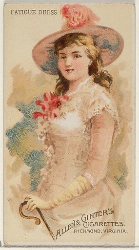 Fatigue Dress, from the Parasol Drills series (N18) for Allen & Ginter Cigarettes Brands