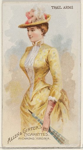 Trail Arms, from the Parasol Drills series (N18) for Allen & Ginter Cigarettes Brands
