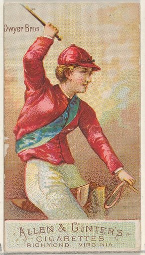 Dwyer Brothers, from the Racing Colors of the World series (N22b) for Allen & Ginter Cigarettes