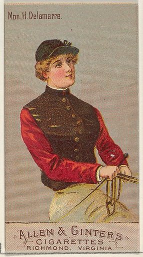 Mon. H. Delamarre, from the Racing Colors of the World series (N22b) for Allen & Ginter Cigarettes