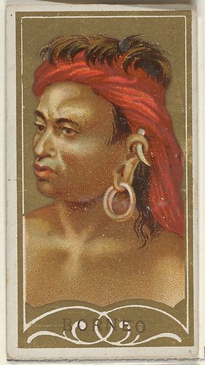 Borneo, from the Types of All Nations series (N24) for Allen & Ginter Cigarettes