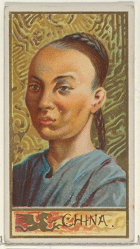 China, from the Types of All Nations series (N24) for Allen & Ginter Cigarettes