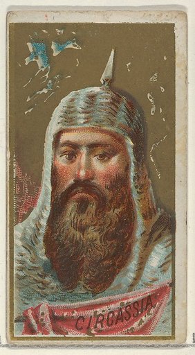 Circassia, from the Types of All Nations series (N24) for Allen & Ginter Cigarettes