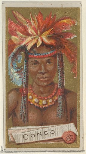 Congo, from the Types of All Nations series (N24) for Allen & Ginter Cigarettes