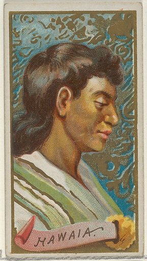 Hawaia, from the Types of All Nations series (N24) for Allen & Ginter Cigarettes