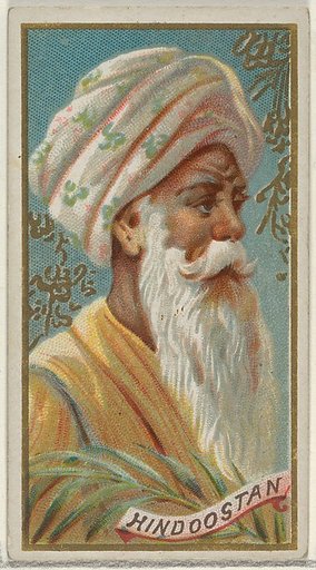 Hindoostan, from the Types of All Nations series (N24) for Allen & Ginter Cigarettes