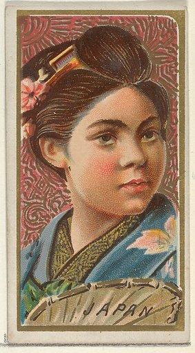 Japan, from the Types of All Nations series (N24) for Allen & Ginter Cigarettes