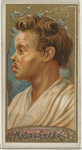 Madagascar, from the Types of All Nations series (N24) for Allen & Ginter Cigarettes