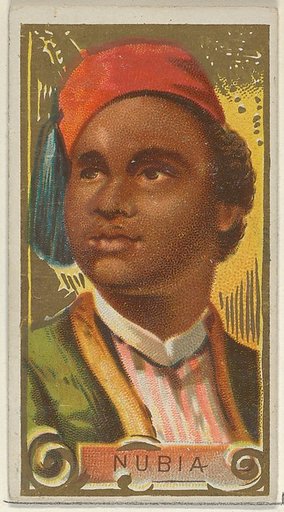 Nubia, from the Types of All Nations series (N24) for Allen & Ginter Cigarettes