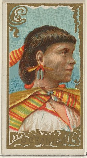 Oceanica, from the Types of All Nations series (N24) for Allen & Ginter Cigarettes