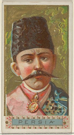 Persia, from the Types of All Nations series (N24) for Allen & Ginter Cigarettes