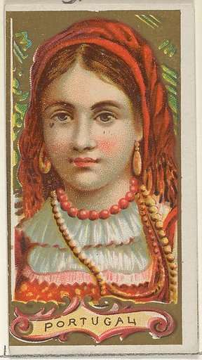 Portugal, from the Types of All Nations series (N24) for Allen & Ginter Cigarettes