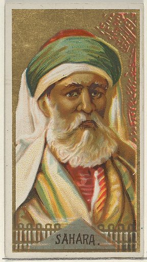 Sahara, from the Types of All Nations series (N24) for Allen & Ginter Cigarettes