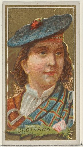 Scotland, from the Types of All Nations series (N24) for Allen & Ginter Cigarettes