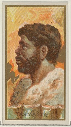 Tasmania, from the Types of All Nations series (N24) for Allen & Ginter Cigarettes