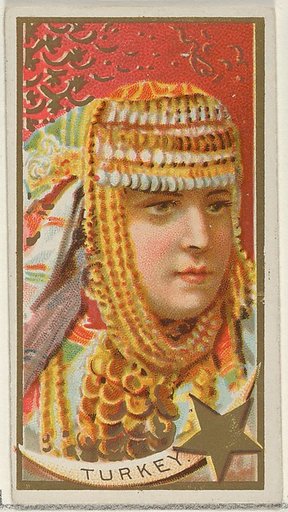 Turkey, from the Types of All Nations series (N24) for Allen & Ginter Cigarettes