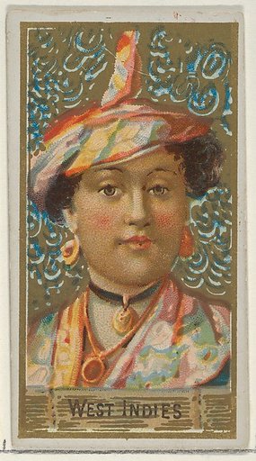 West Indies, from the Types of All Nations series (N24) for Allen & Ginter Cigarettes