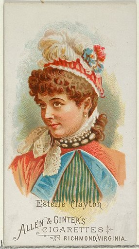 Estelle Clayton, from World's Beauties, Series 1 (N26) for Allen & Ginter Cigarettes
