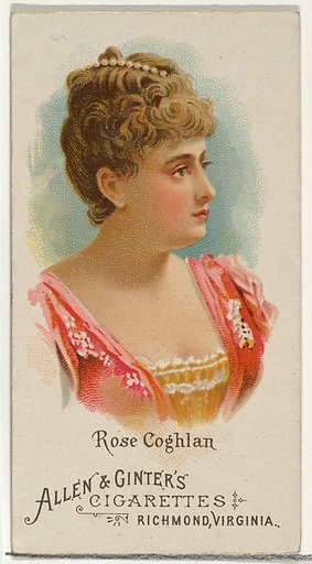 Rose Coghlan, from World's Beauties, Series 1 (N26) for Allen & Ginter Cigarettes
