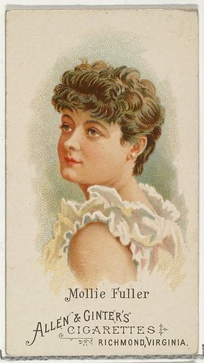 Mollie Fuller, from World's Beauties, Series 1 (N26) for Allen & Ginter Cigarettes