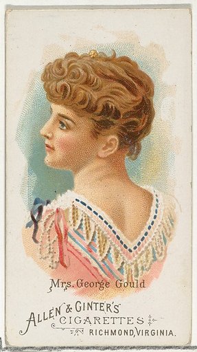 Mrs. George Gould (Edith M. Kingdon), from World's Beauties, Series 1 (N26) for Allen & Ginter Cigarettes