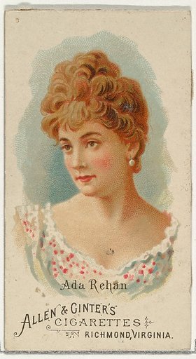 Ada Rehan, from World's Beauties, Series 1 (N26) for Allen & Ginter Cigarettes