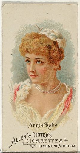 Annie Robe, from World's Beauties, Series 1 (N26) for Allen & Ginter Cigarettes