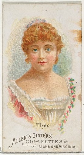 Theo, from World's Beauties, Series 1 (N26) for Allen & Ginter Cigarettes