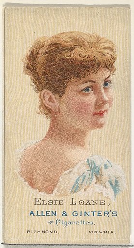 Elsie Loane, from World's Beauties, Series 2 (N27) for Allen & Ginter Cigarettes
